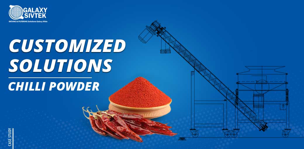 Customized vibro sifter for chilli powder